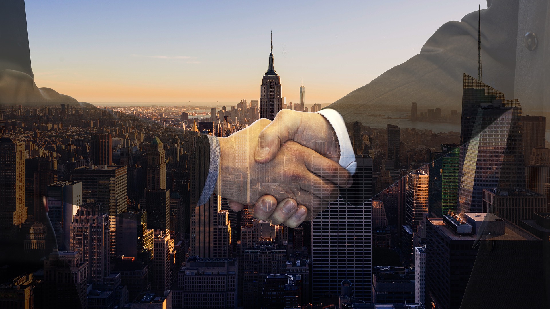 turismo d'affari a new york dove si danno la mano