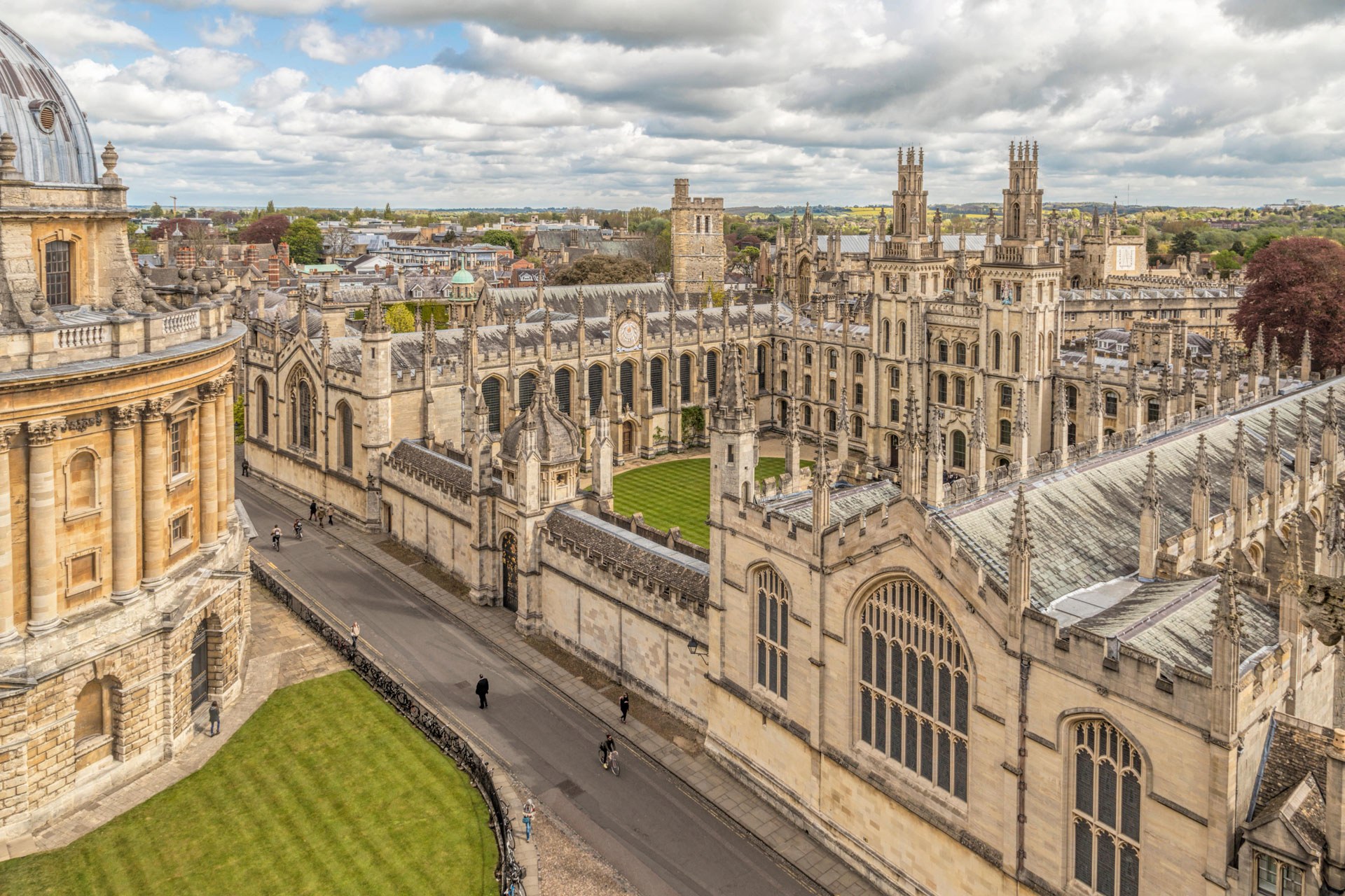 veduta di oxford dall'alto